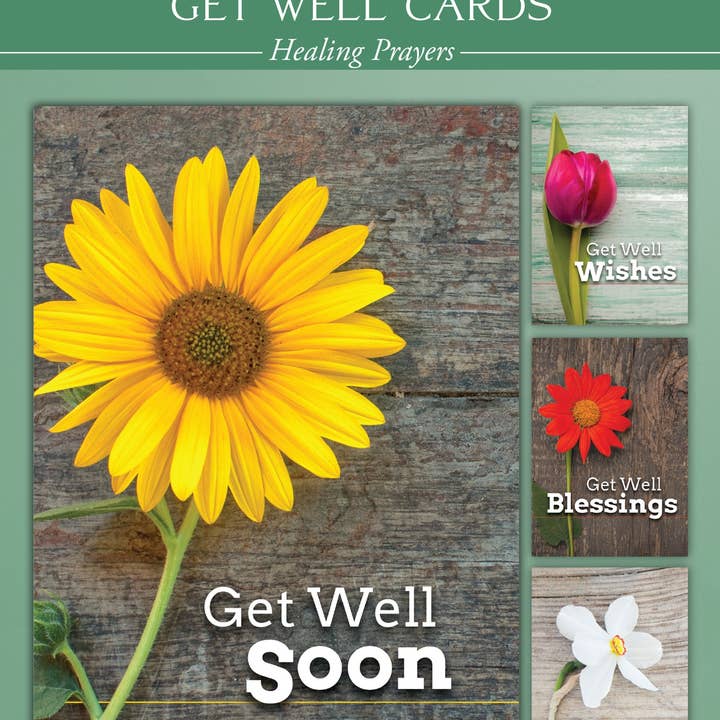 Warner Press - Wholesale Everyday Greeting Card - Greeting Card Box - Get Well - Healing Prayers