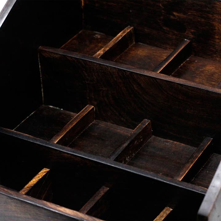 Ancient Wisdom – wholesale Retailer display stand/case – Exoscrub Soap Display Stand - Mango Wood2