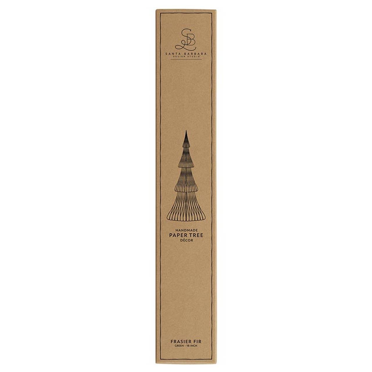 Santa Barbara Design Studio by Creative Brands - Wholesale Christmas Decoration - Paper Tree - Frasier Fir Green 18"4