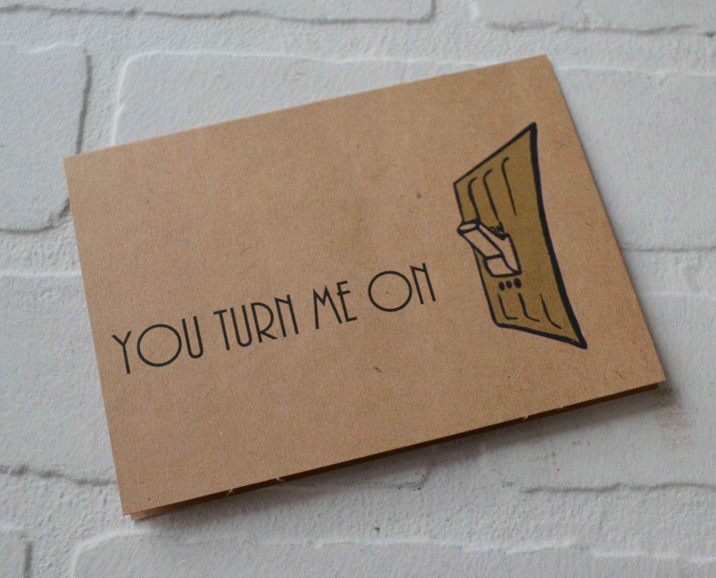 This & That Creations, INC. - Wholesale Valentine's Day Card - You turn me on | Love Greeting Cards | Happy Valentine's Day0