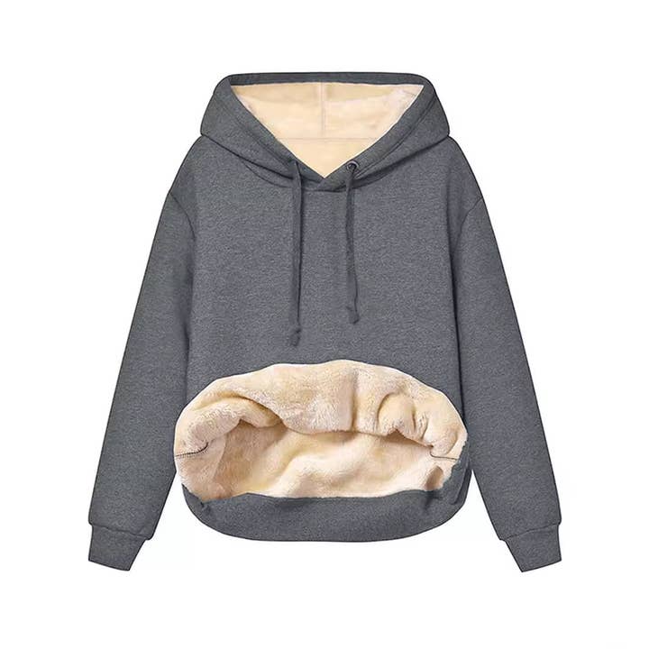 Marayn - Wholesale Hoodie – Women's - Cozy Winter Womens Fleece Hoodie Jacket Bestseller21