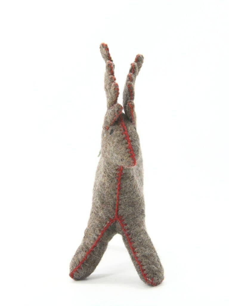 Woollyfelt - Wholesale Pet Toy Set - Dog - Felt Brown Deer Pet Toy | Set Of 102