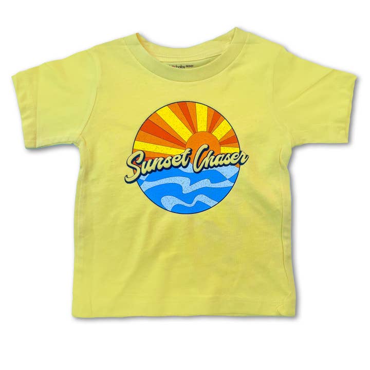 Sol Baby Sunset Chaser Yellow Tee - CUSTOM for wholesale by Sol Baby