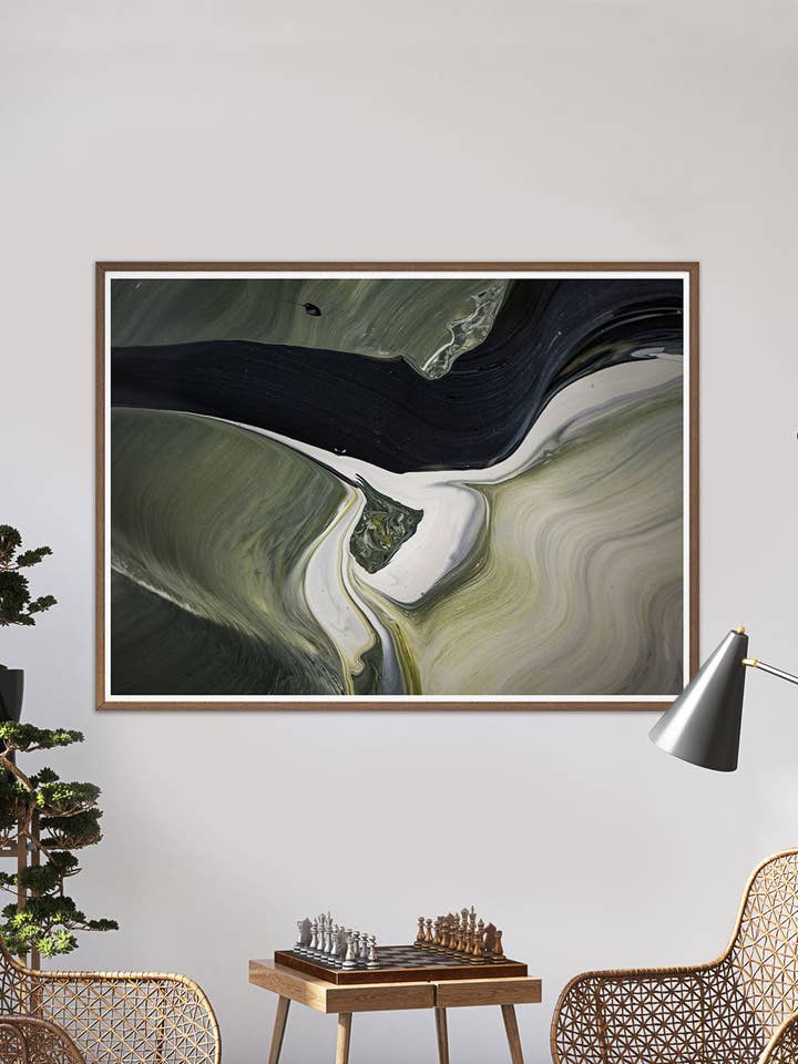 Malham 2 Macro-kunstdruk voor wholesale door The Underdog Print Shop