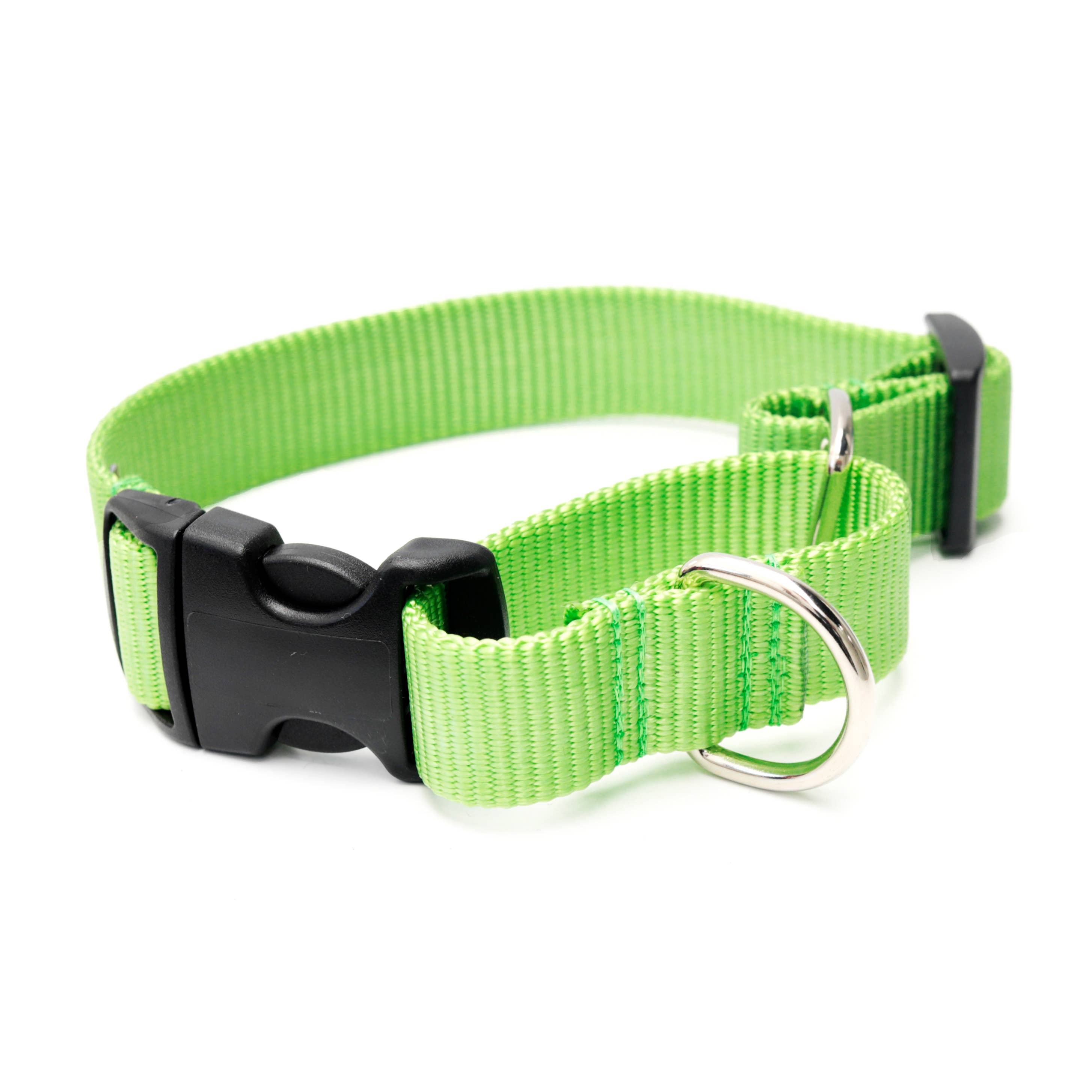 Mimi Green – Großhandel Haustierhalsband – Hund – Nylon-Martingal-Schlaufen-Hundehalsbänder Schnellverschluss7