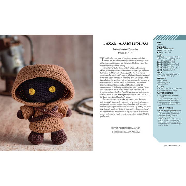 Insight Editions - #1 Pop Culture Publisher - Wholesale Crafts, Hobbies & DIY Book - Star Wars: The Official Crochet Pattern Book (NEW!)1
