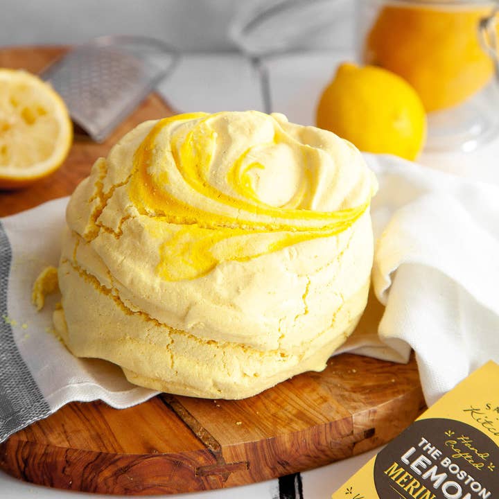Giant Boston Lemon Meringue for wholesale by Sawley Kitchen