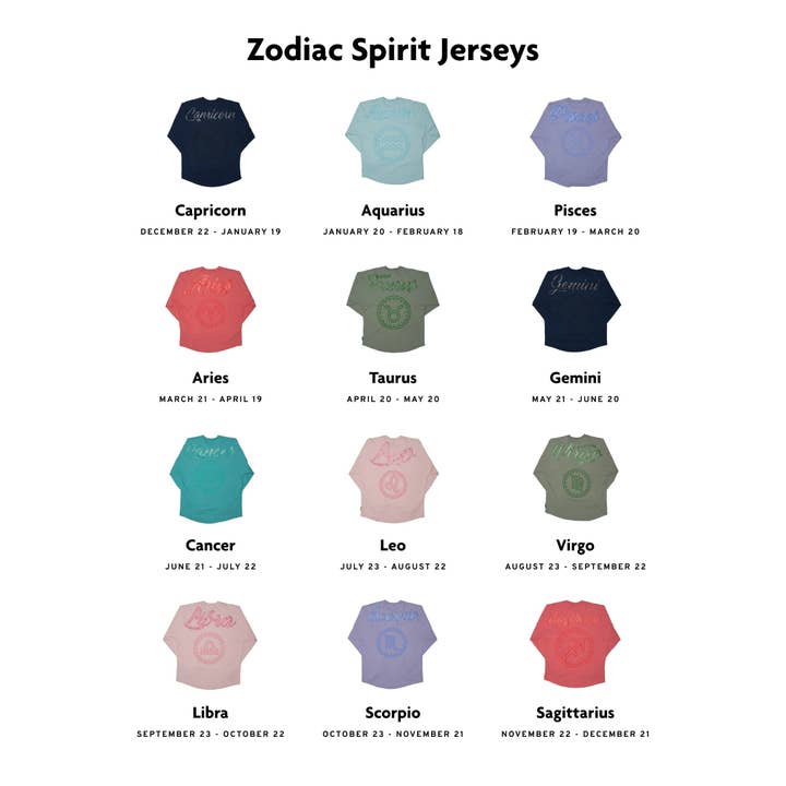 Lug - Wholesale Graphic Sweatshirt - Unisex - Lug x Spirit Jersey® - Zodiac Collection108
