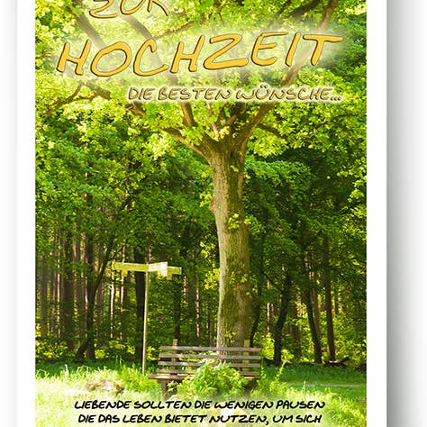 Bruiloft/ Wenskaart/719041 voor wholesale door Yabué