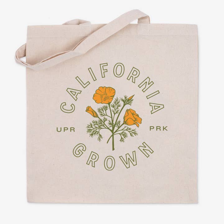 California Grown Tote Bag for wholesale by Upper Park Clothing