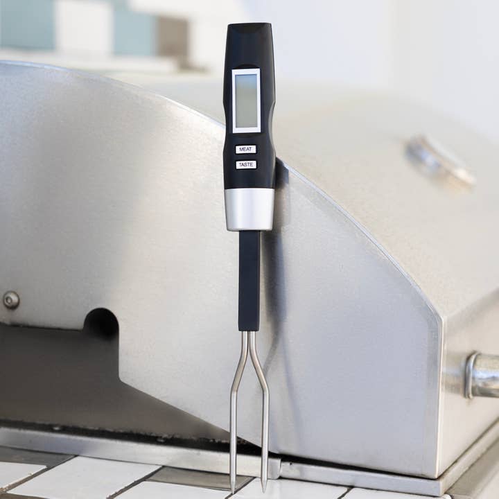 Fox Run Brands - Wholesale Thermometer - Outset Grill Fork Digital Meat Thermometer For BBQ