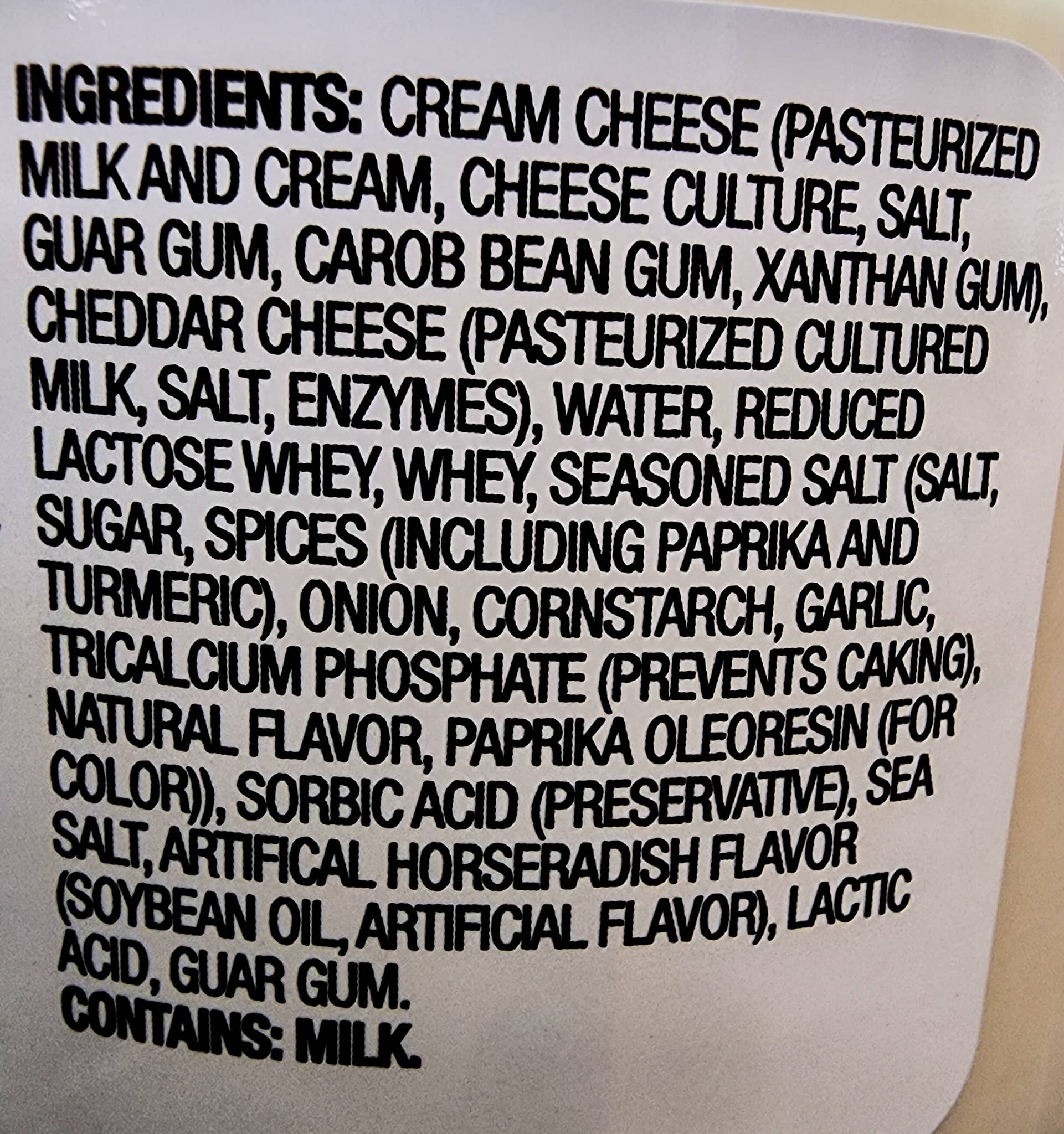 Chuck's Gourmet Cheese - Wholesale Cheese - Chuck's Gourmet Cheese Spread-Horseradish4