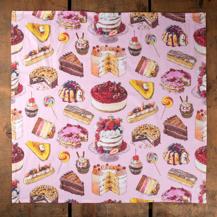 Brook Isle - Wholesale Tea Towel - Cake for Days Flour Sack Towel XL - SALE!1