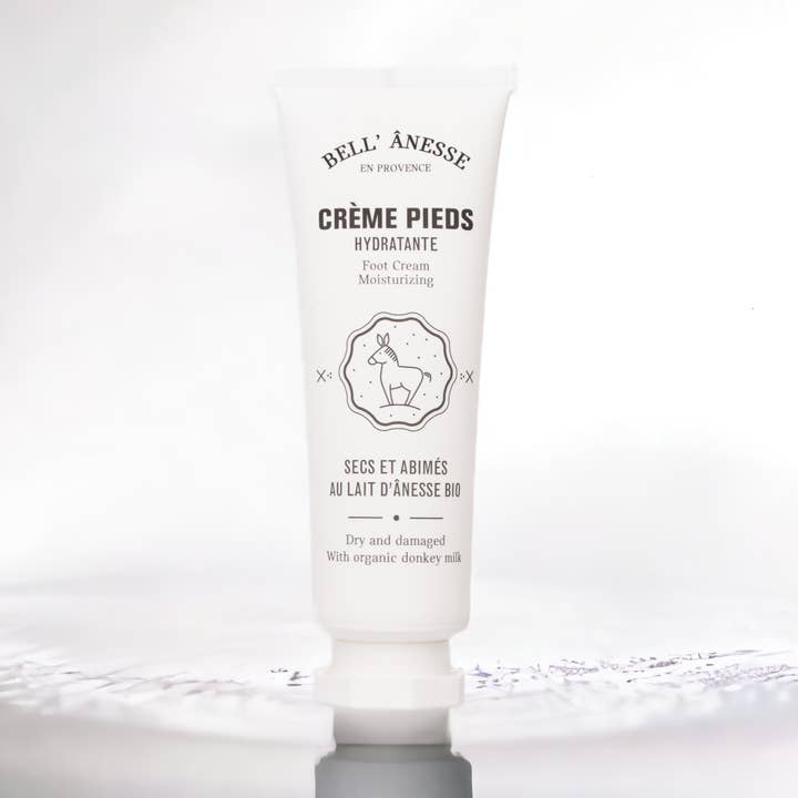 CREMA PIEDI IDRATANTE AL LATTE DI ASINA BIO 120ML per la vendita all'ingrosso da parte di S2Z Cosmetics