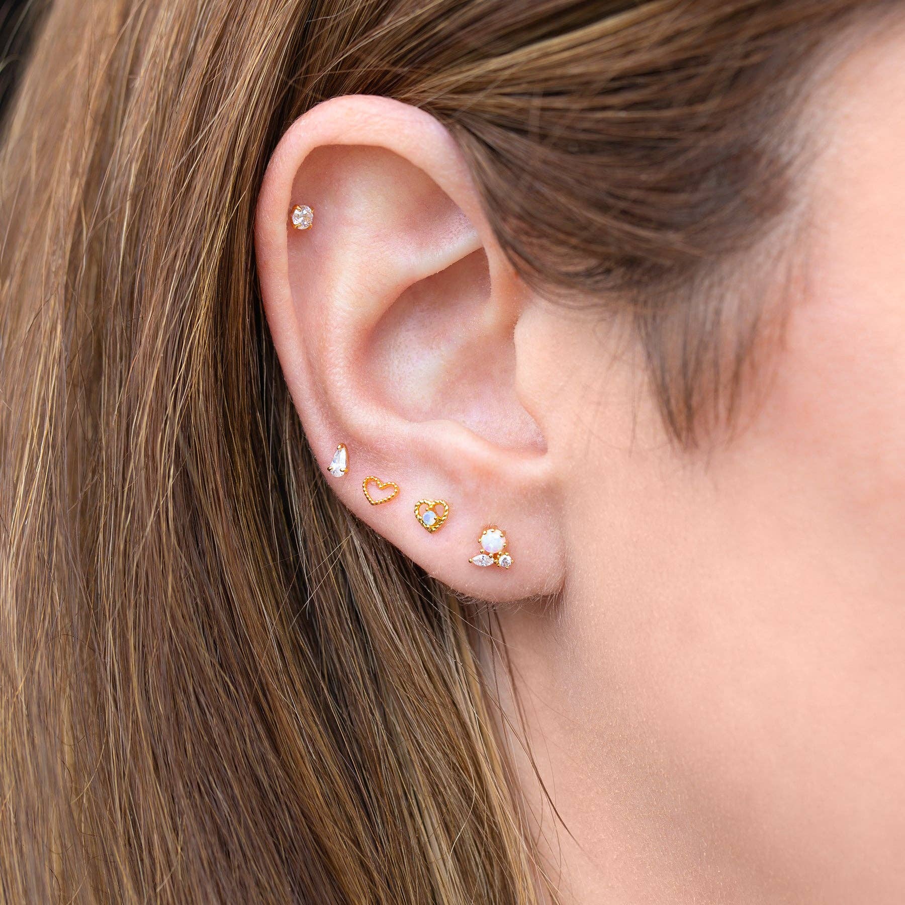 Girls Crew - Vente Clous d'oreille - Clous d'oreilles Dainty Brilliance5