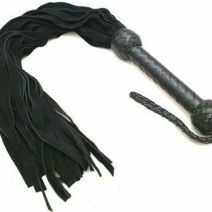 Fitch&Co - Vente Sex toys - Flogger - Flogger 36 Tail Flogger en cuir fait main avec queues en daim