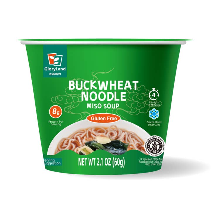 Buckwheat Noodle Miso Soup for wholesale by GloryLand Food