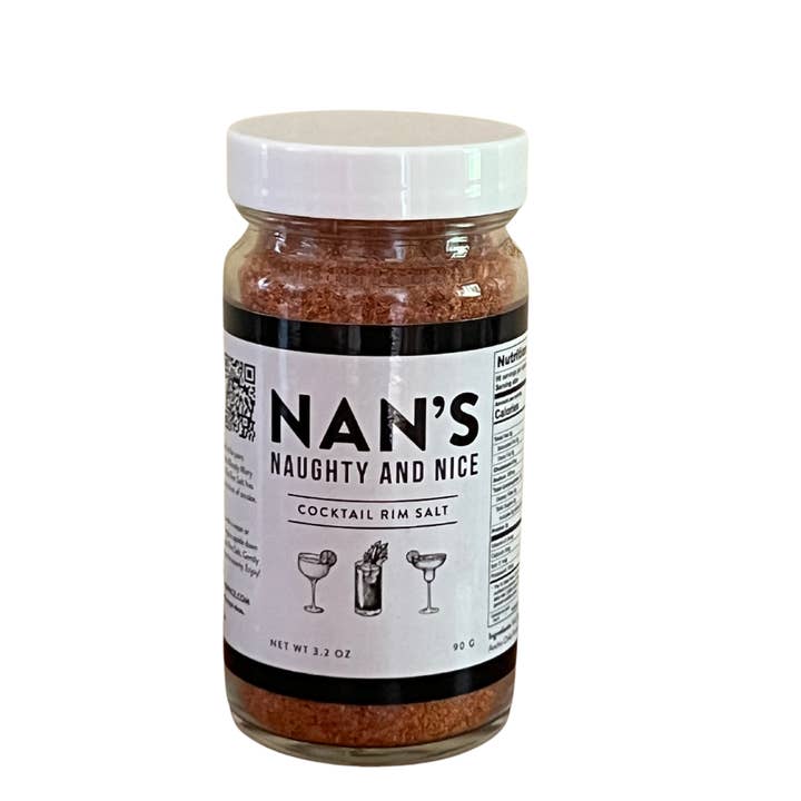 Nan's Naughty And Nice Cocktail Rim Salt - 3.2 oz for wholesale by Nan's Naughty And Nice Bloody Mary Mix And Recipe Boost