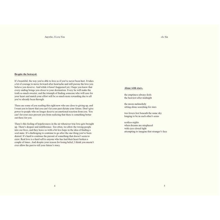 Simon & Schuster - Wholesale Poetry & Drama - Anywho, I Love You by Samantha King Holmes1