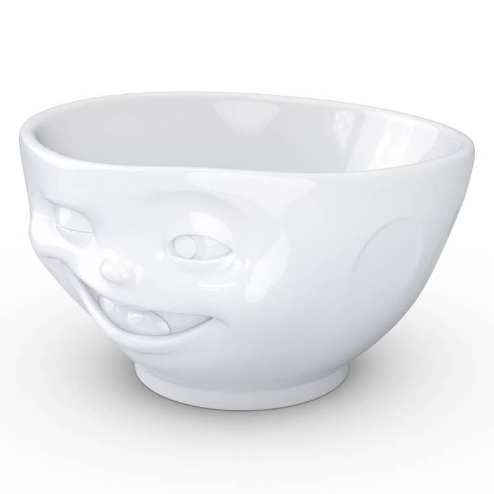 Fiftyeight Products - Wholesale Bowl - 16 Oz. Bowl, Winking Face, White5