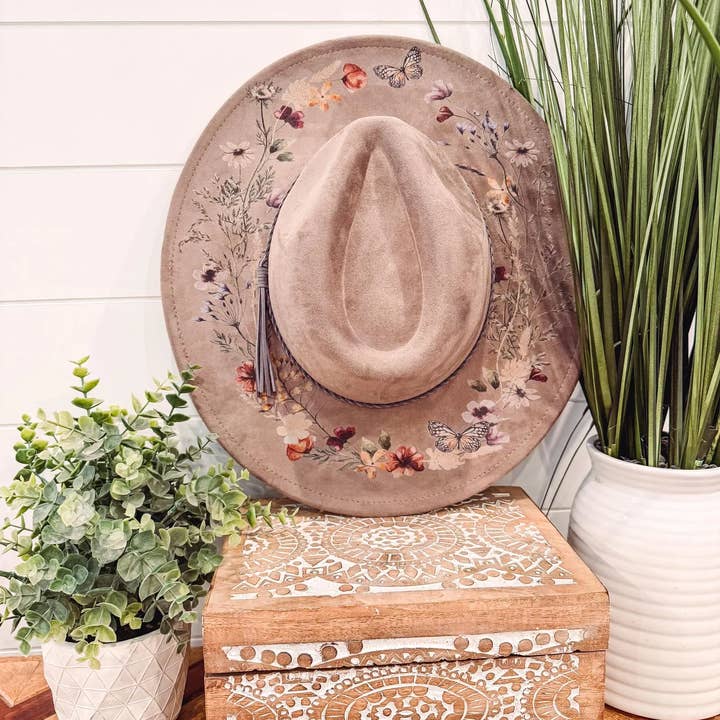 Willie & Dolly Designs - Wholesale Fedora – Women’s - Floral Print Hat4