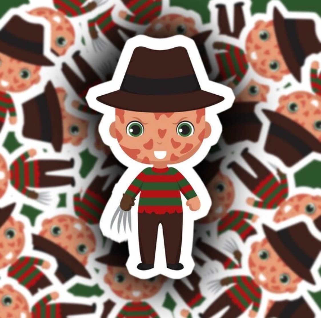 Pretty Toxic Stickers - Wholesale Sticker - Freddy Krueger Sticker - Nightmare Elm Street - Horror Movie0
