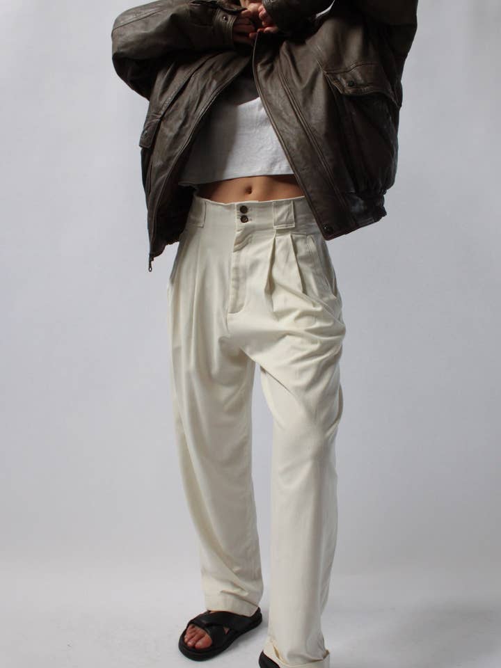 Na Nin - Wholesale Broek - Dames - Townes Raw Silk Broek12