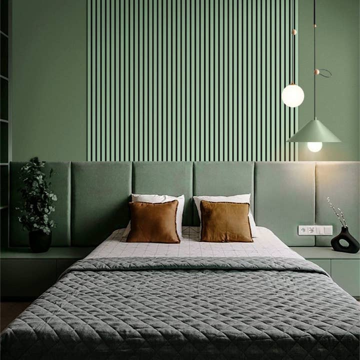 Jobu Home – wholesale Decorative panel – Coloured Acoustic Slatted Wall Panels14