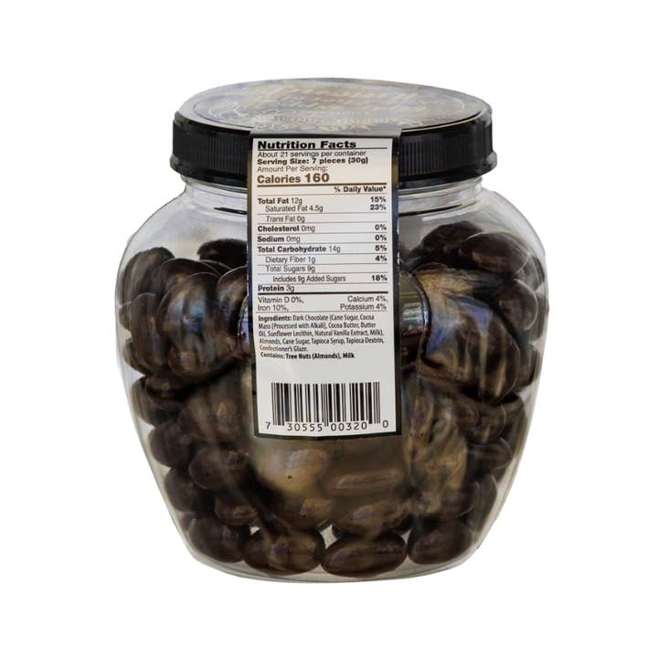 Maisie Jane’s - Wholesale Chocolate Covered Sweets - Triple Dipped Dark Chocolate Almonds - Party Jar2