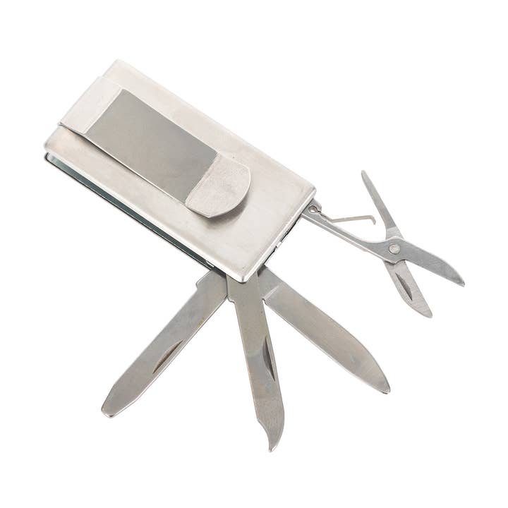 6 Function Stainless Money Clip for wholesale by Mad Man