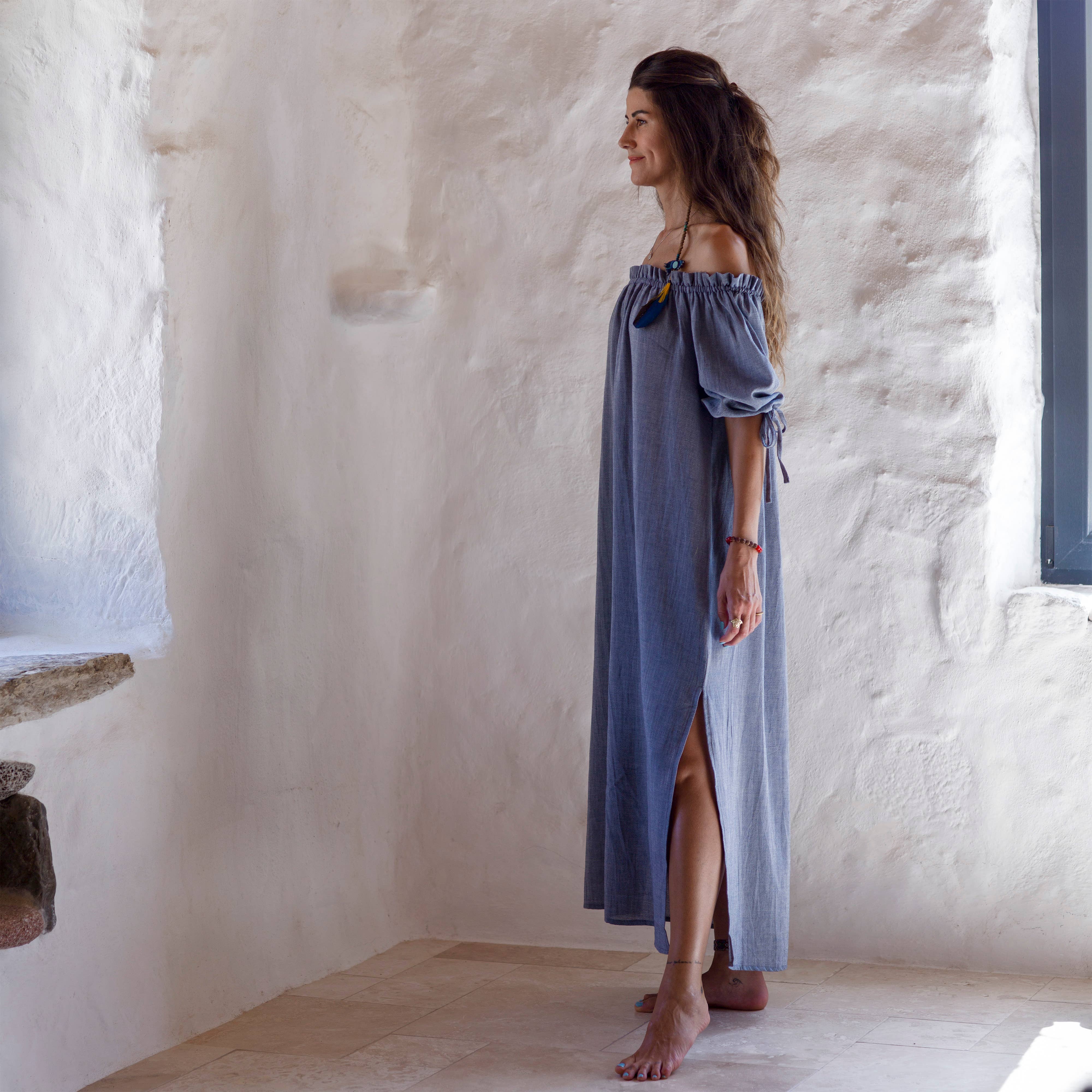 loom.ist - Wholesale Dress - Women's - Sile Off Shoulder Dress16