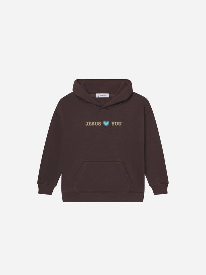 Jesus Loves You Kids Hoodie for wholesale by Elevated Faith