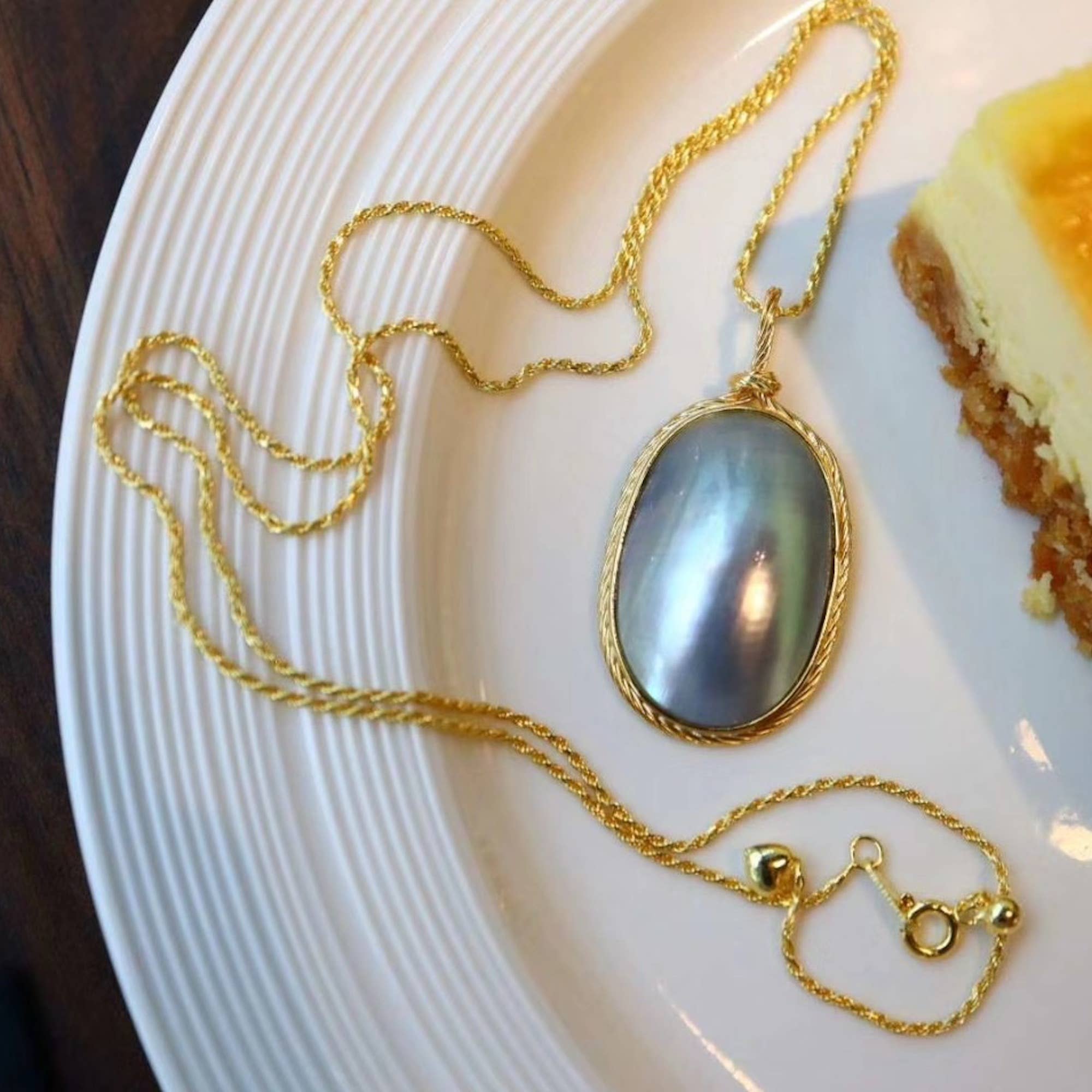 LanLivia - Venta al por mayor Collares de cadenas y eslabones - Collar trenzado vintage y atemporal de cadena en dorado y plateado9