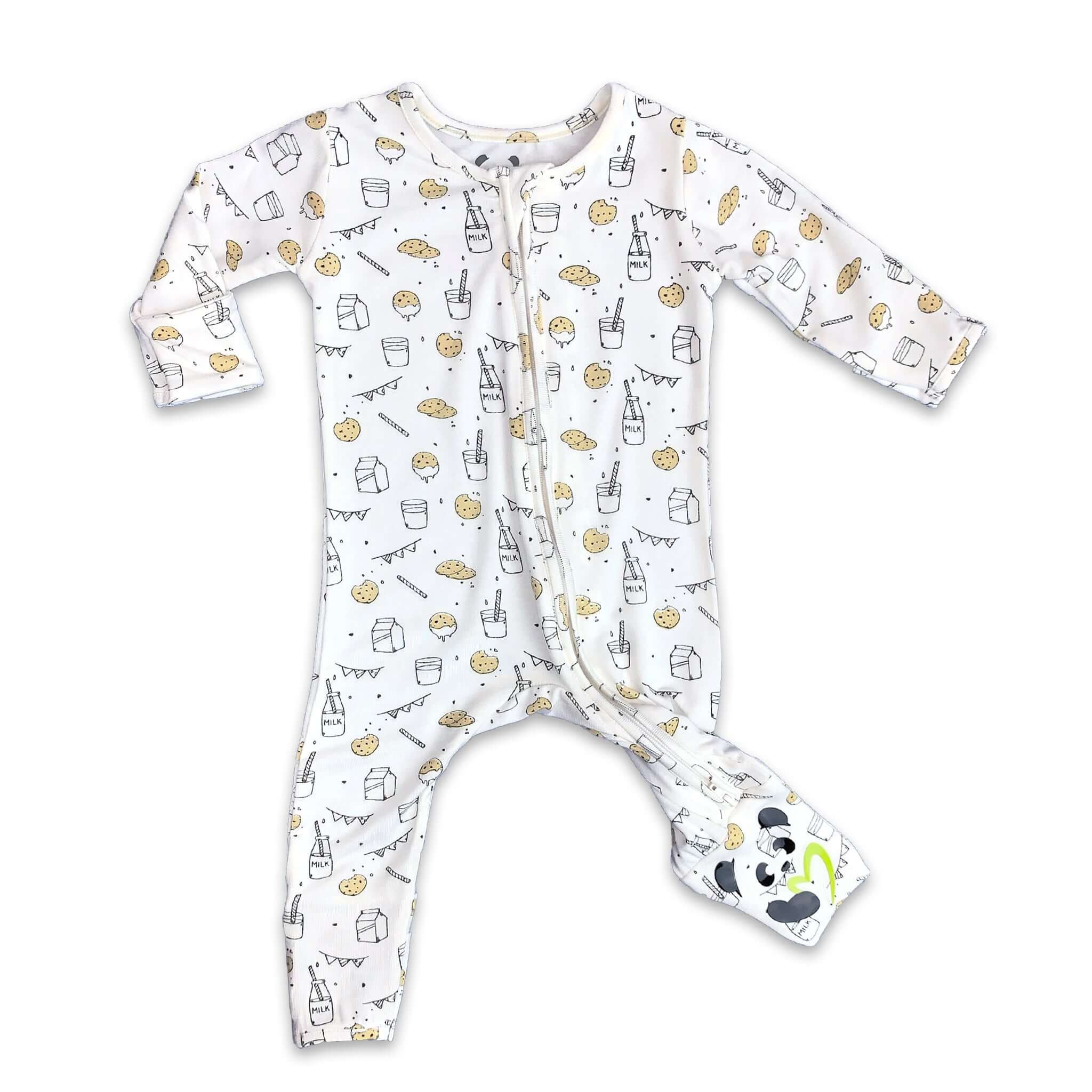 Bellabu Bear - Vente Grenouillère – bébé - Footie Cabriolet Original Bamboo Lait0