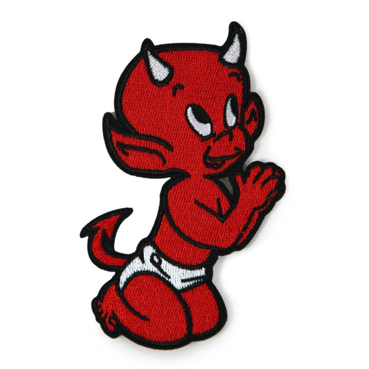 Lil Sinner Hot Stuff Patch for wholesale by Stuntin Goods