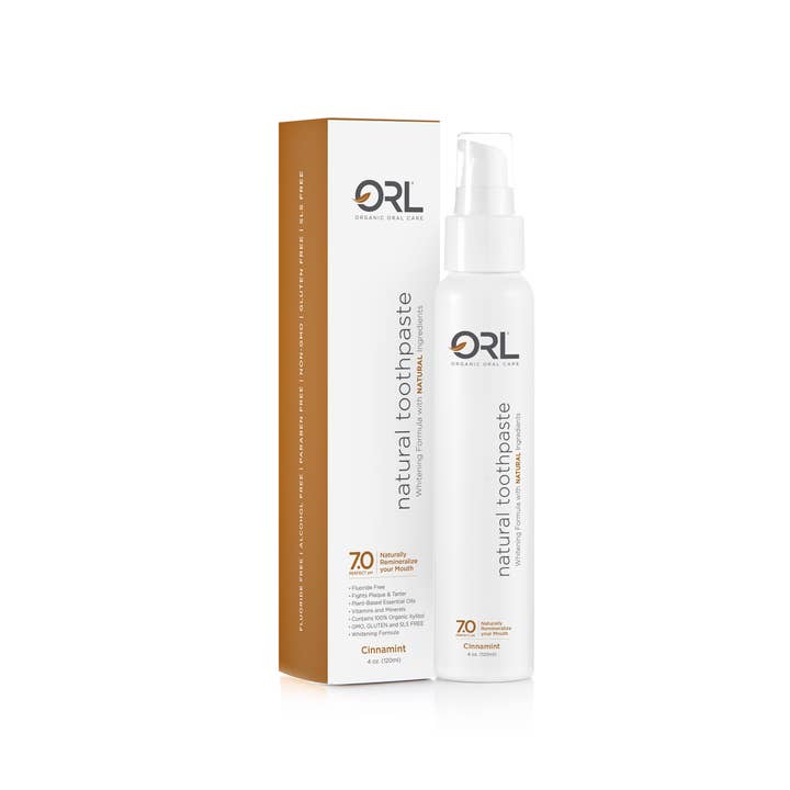 O R L - Organic & Natural Oral Care - Wholesale Toothpaste - ORL Bundle -Cinnamint Natural Toothpaste & Mouthwash2