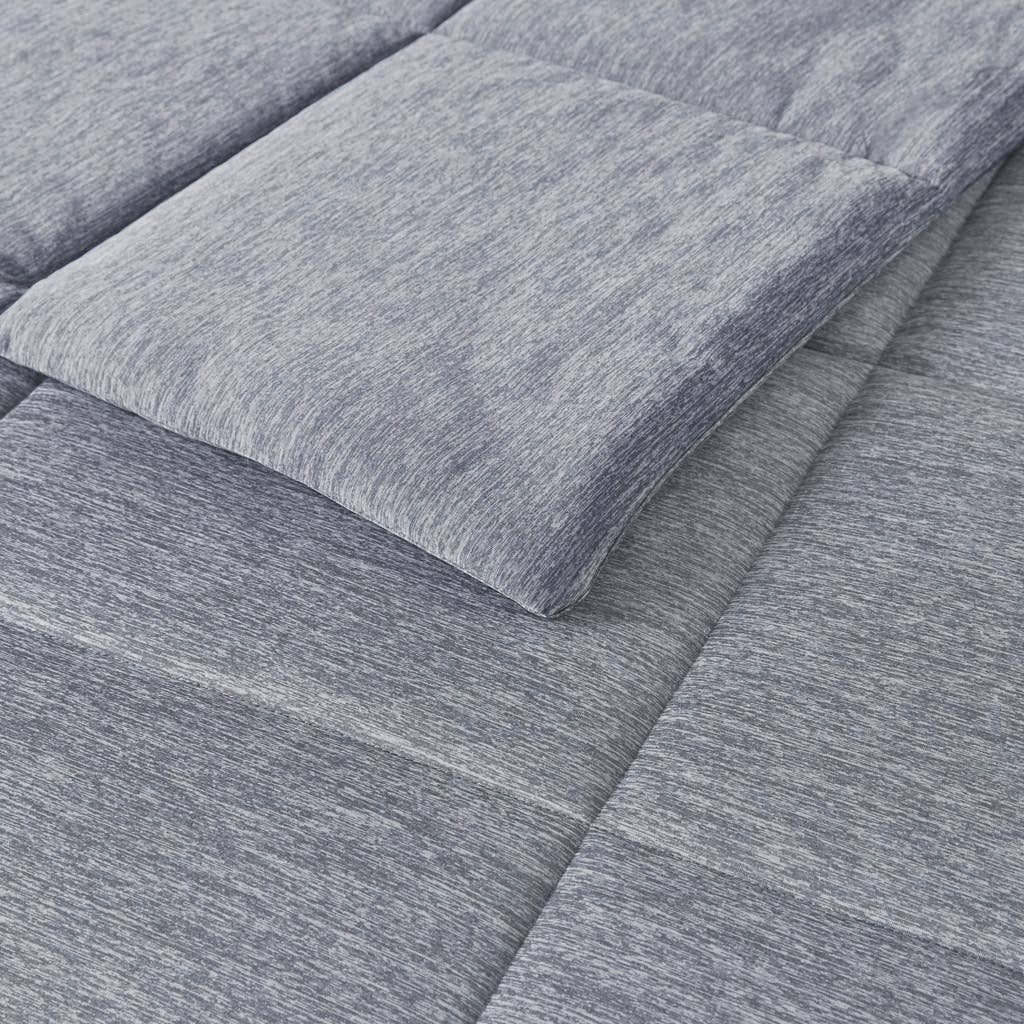 Olliix - Wholesale Down Comforter - Oversized Jersey Knit Down Alternative Comforter, Grey12