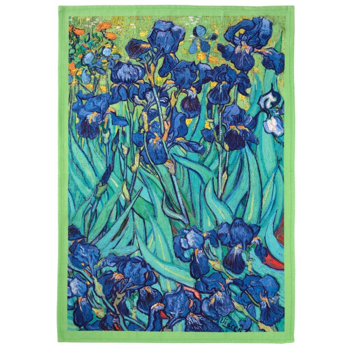 Modgy - Vente Torchons - Torchon en coton Modgy - Iris de Van Gogh