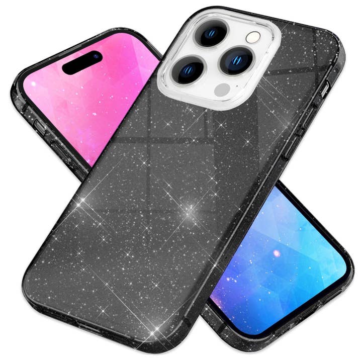 Glitzer Handyhülle für iPhone 14 Pro Max - Silikon Diamant Glitter Case für den Großhandel von SchnappFreude