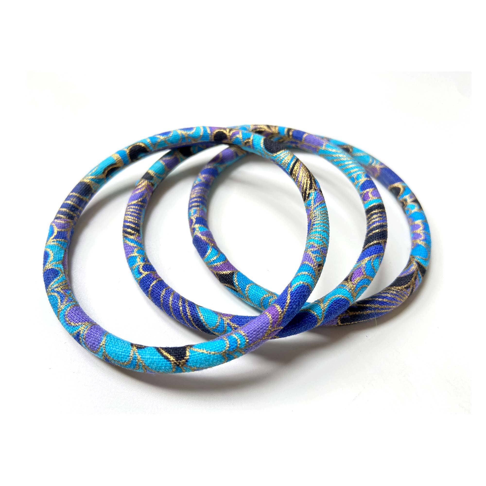 Melokane – wholesale Bangle bracelet – Blue gold butterfly Japanese bangle bracelet5