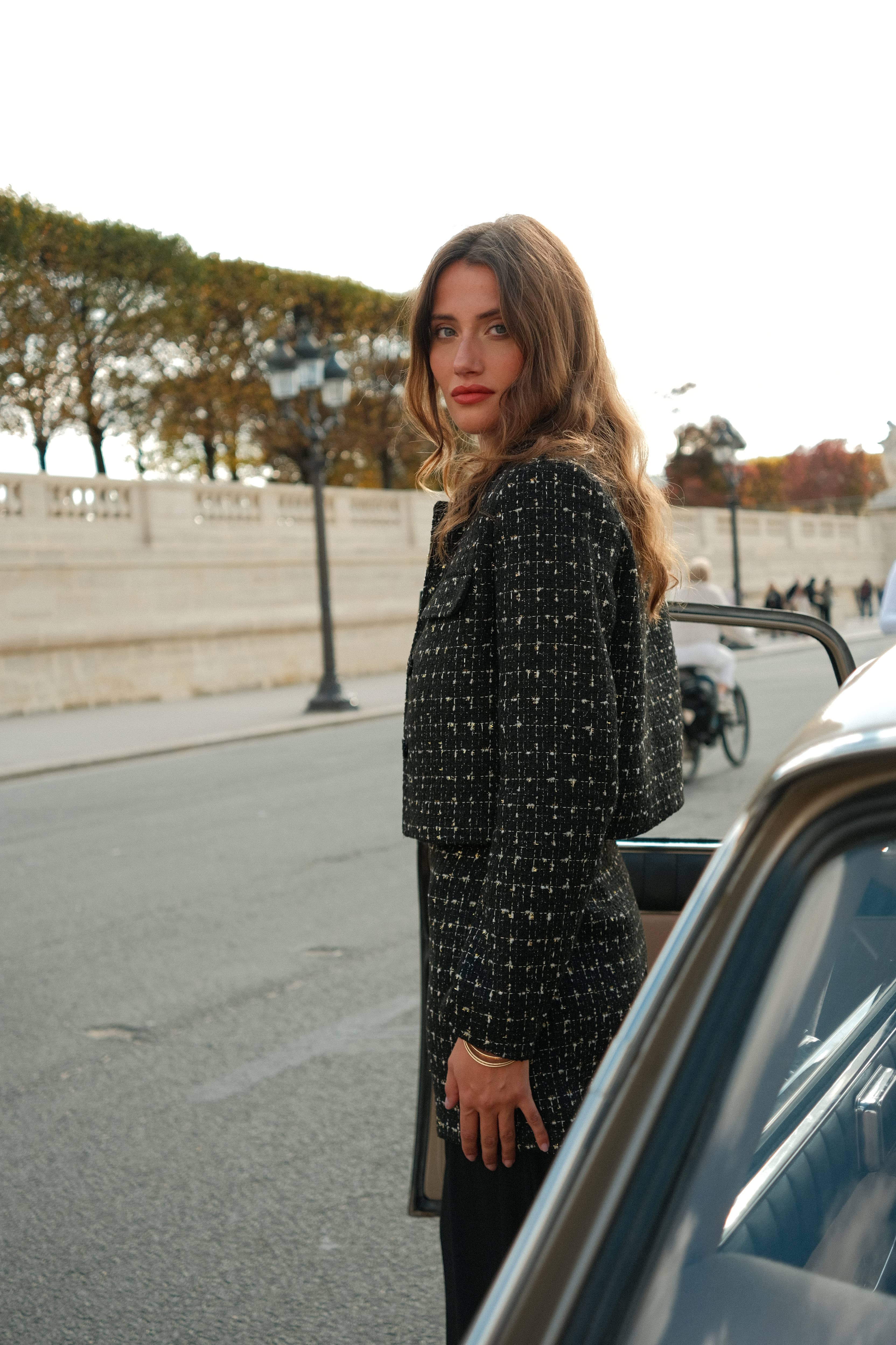 LULUMARY - Wholesale Suit Jacket - Women's - Tweed jacket V34613