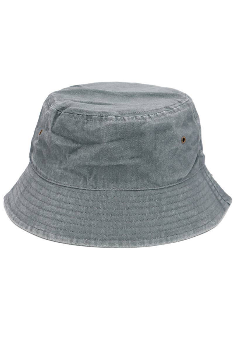 SURTIDO Gorro de pescador de algodón de sarga lavada con piedras pigmentadas de venta al por mayor en Faire5