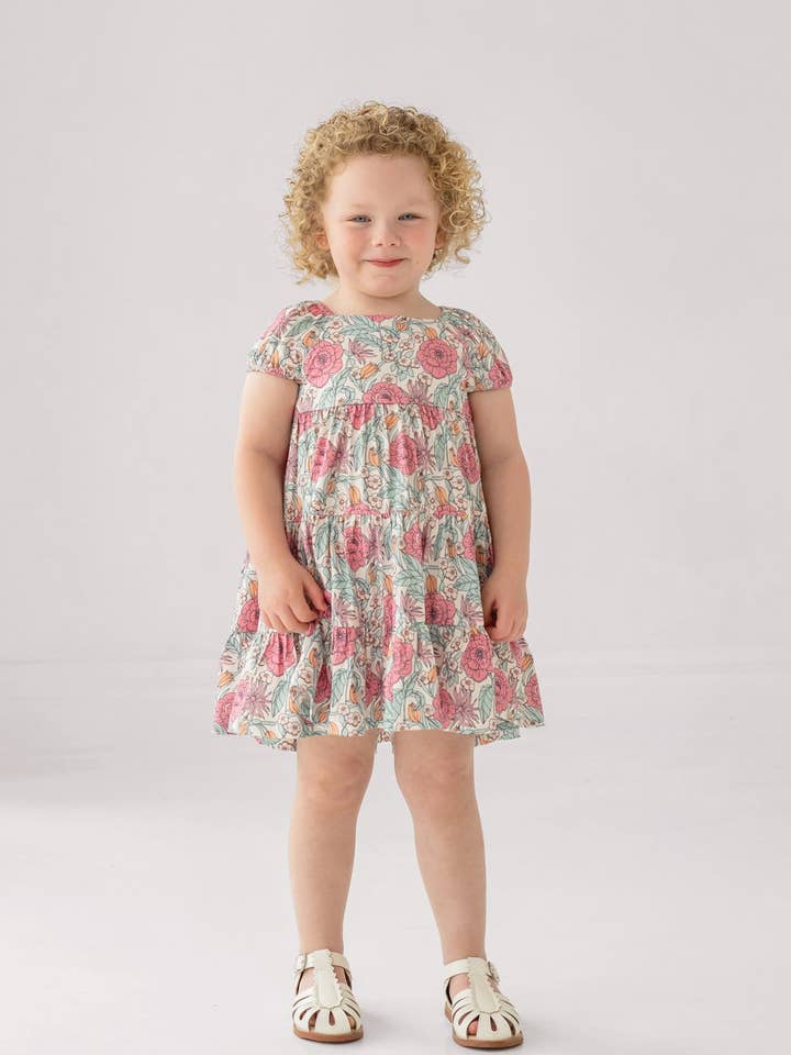 April Cap Sleeve Dress for wholesale by mabel + honey