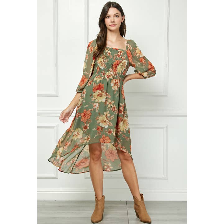 GEROOKTE BLOEMENJURK MET HOGE EN LAGE ZOOM Y817895J38 voor wholesale door Winslow Collection