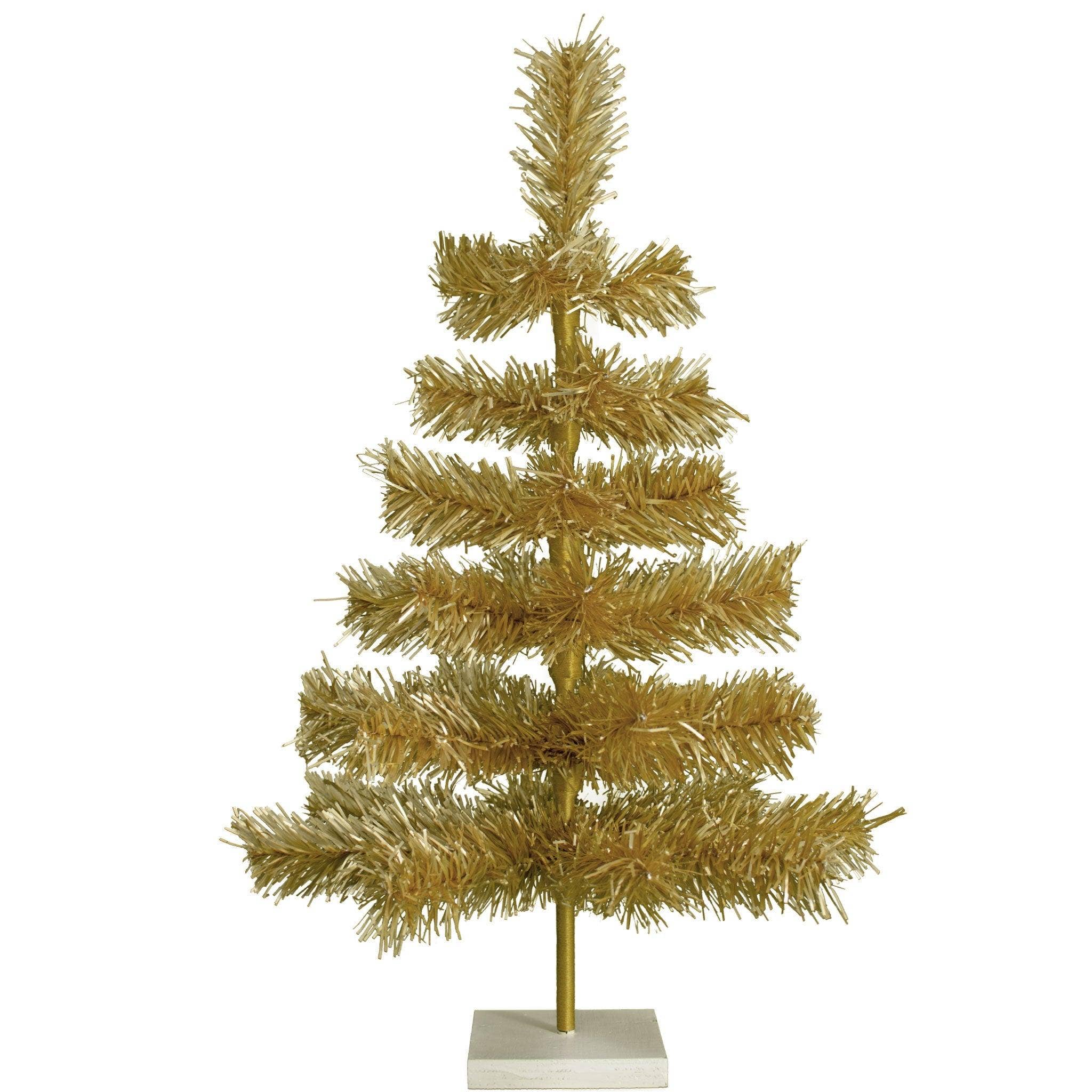 Lee Display - Wholesale Christmas Decoration - Antique Gold Tinsel Christmas Tree5