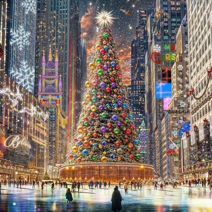Christmas in the City 1000 Piece Jigsaw Puzzle for wholesale by Springbok Puzzle