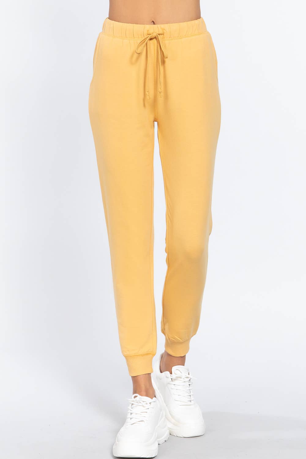 Active Basic | Active USA – calças de treino - Mulher por atacado – Calça jogger francesa Terry1