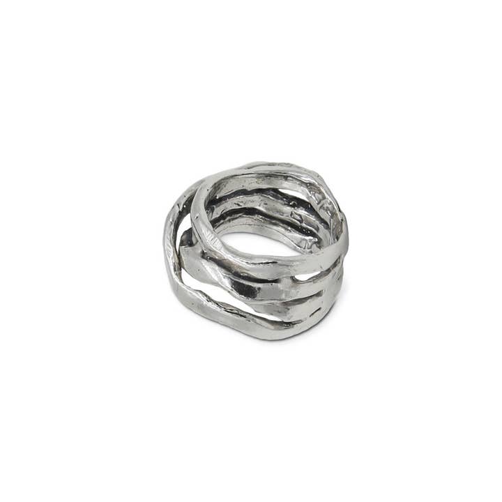 Mandile Gioielli - Wholesale Band/Stacked Ring - 925 Silver Band Ring (AR003)3
