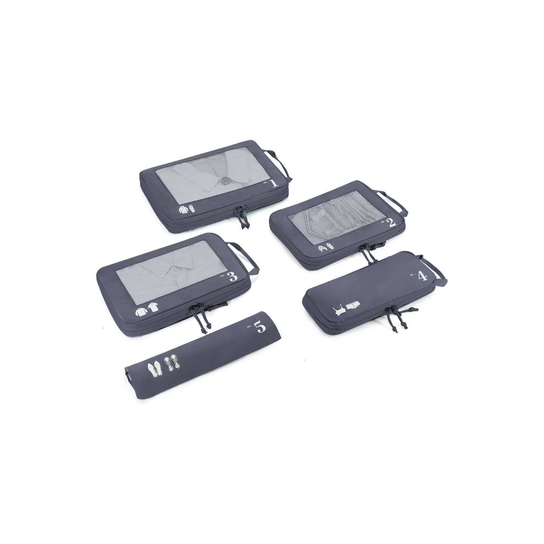 NARWEY INC - Wholesale Packing Cube - 5 Set Compression Packing Cubes for Suitcases Organiser Bags27