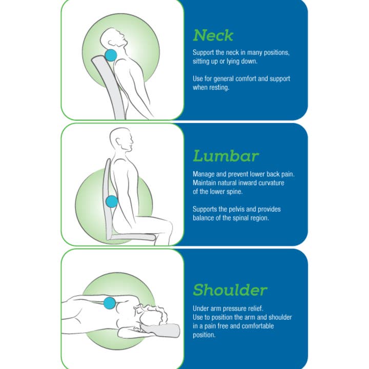 Posture Form Pillows - Wholesale Travel pillow - Peanut Pillow - Multi-use Support Pillow for Extra Comfort9